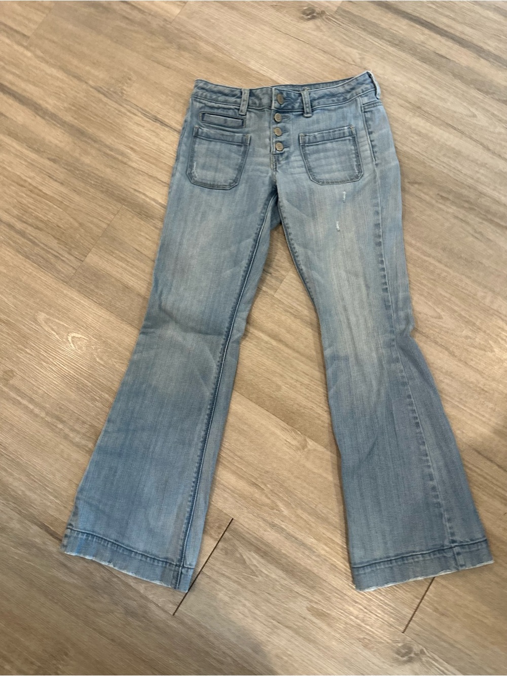 American Eagle Outfitters Light Blue Bootcut Jeans size 4 short